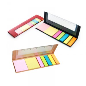 JSS1009 ECO Friendly Sticky Note Pad With Ruler