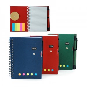 Notebook With Memo Pad And Pen