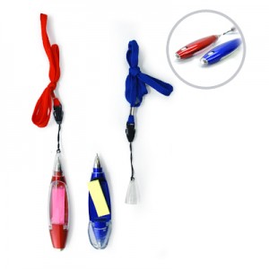 Ball Pen With Torch Light + Memo Pad