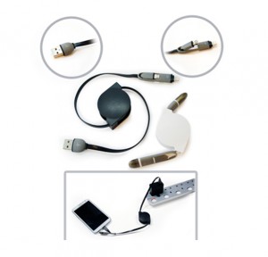AHP1017 Solotech 2 In 1 Retractable Cable