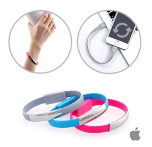 AHP1021 Estone Bracelet Apple USB Cable Coral