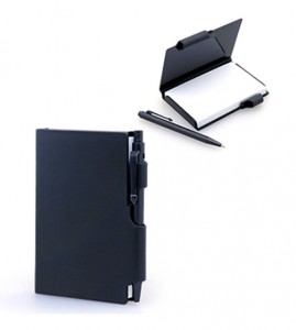 JNO1026 Damplus Mini Hard Cover Notepad With Pen